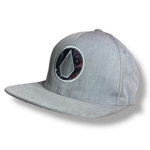 VOLCOM Grey Quarter Twill Hat Snap Back